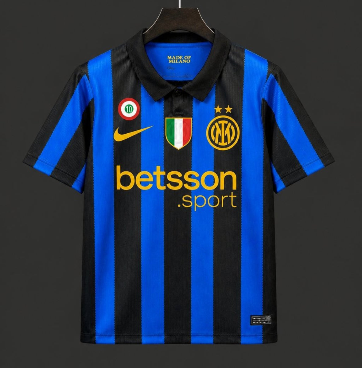 Maillot domicile de l'Inter Milan 2025-26