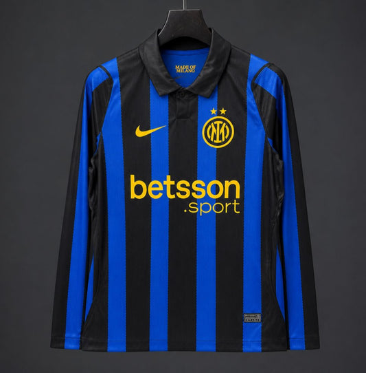 Camiseta Inter de Milán Manga Larga 2026-27