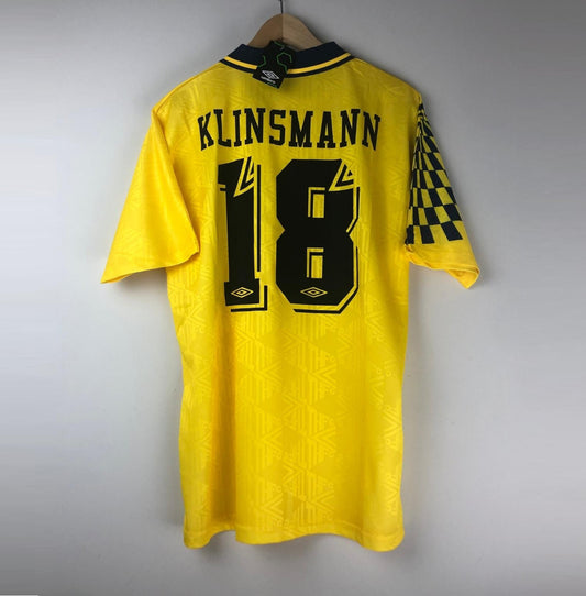Camiseta Retro Klinsmann Tottenham Hotspur FC Visitante 1992-94