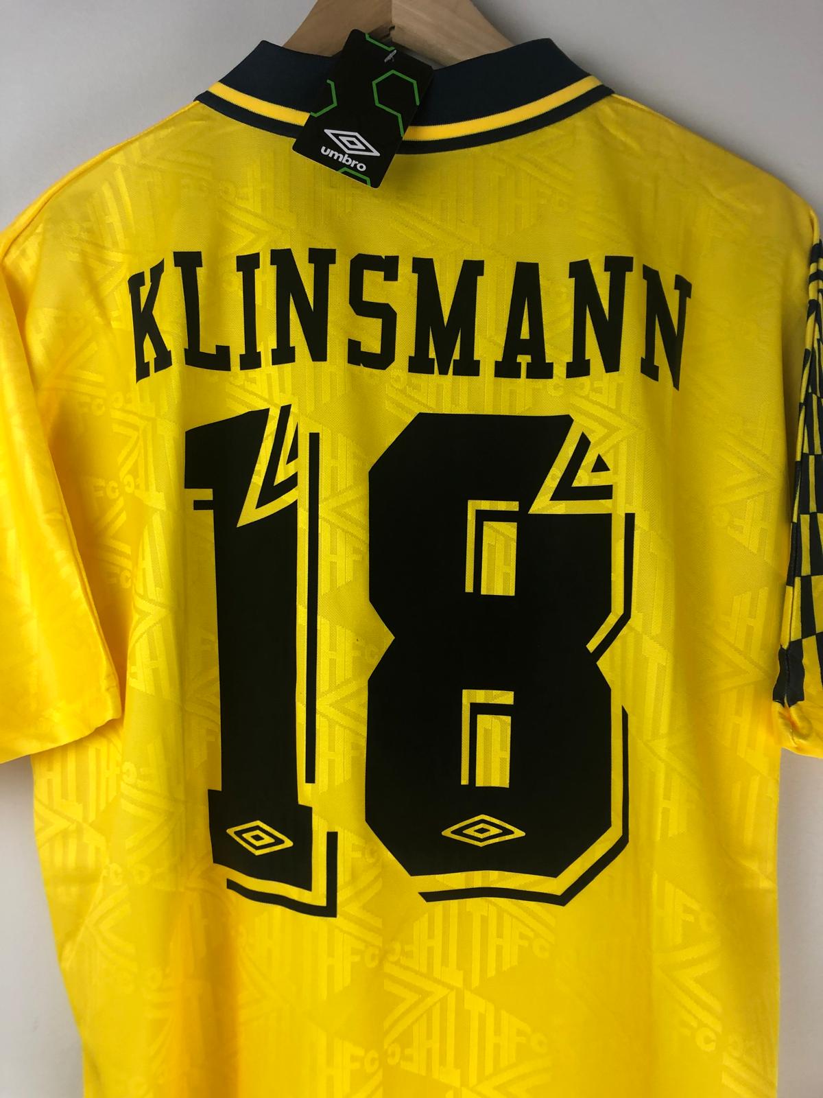 Camiseta Retro Klinsmann Tottenham Hotspur FC Visitante 1992-94