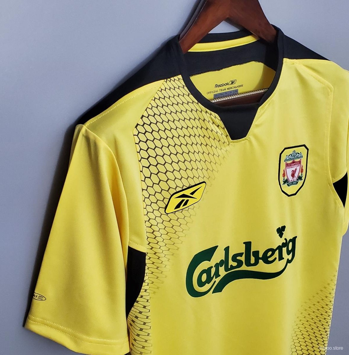 ウェア Rare LIVERPOOL 02-04 AWAY FOOTBALL SHIRT 2002-04 Liverpool Away Shirt Owen #10 - 5/10 - (XL)