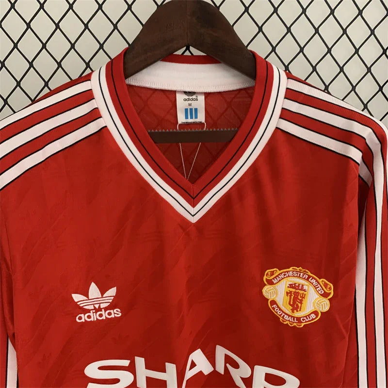 Manchester United Retro Long Sleeve T-shirt 1986-88 – Fútbol Club