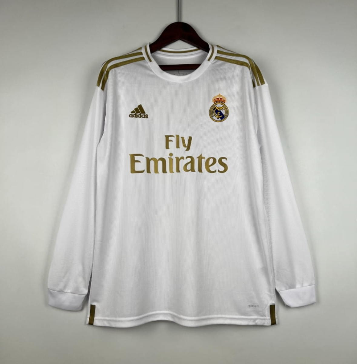 Camiseta Retro Real Madrid 2019-20 Manga Larga