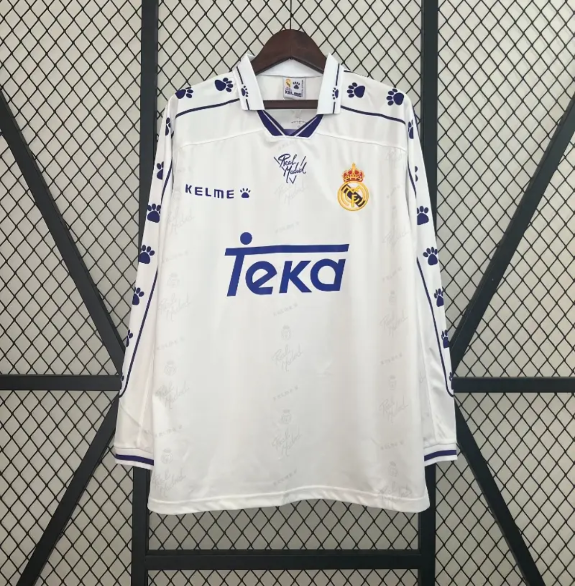 Camiseta Retro Real Madrid Manga Larga 1994