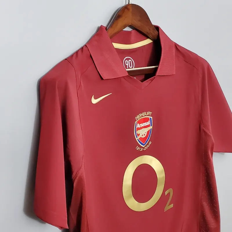 Camiseta Arsenal FC Visitante 2005-06 Retro