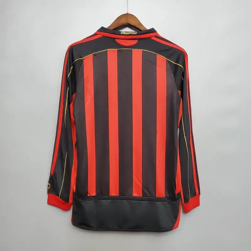 Camiseta Retro AC Milán Mangas Largas 2006-07 - Fútbol Club Vintage