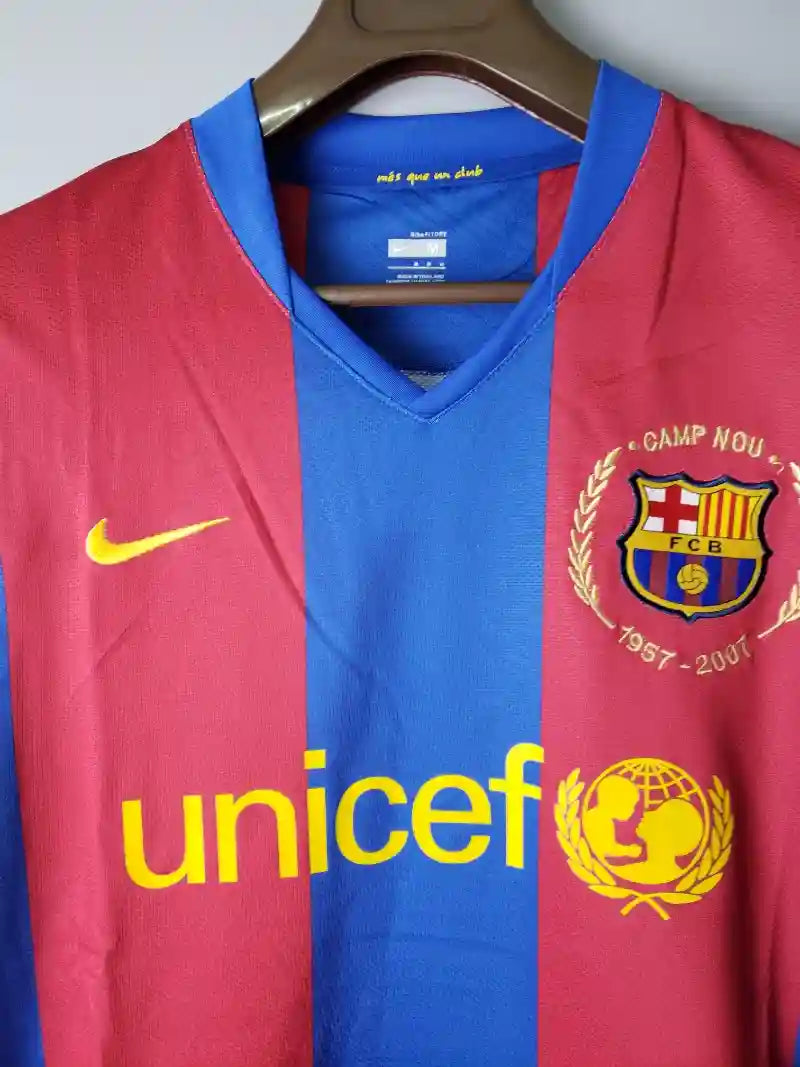 Maillot rétro FC Barcelone manches longues 2007-08