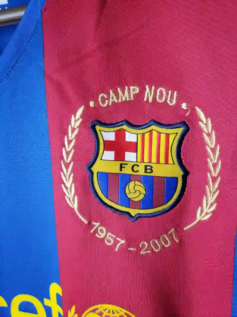 Maillot rétro FC Barcelone manches longues 2007-08