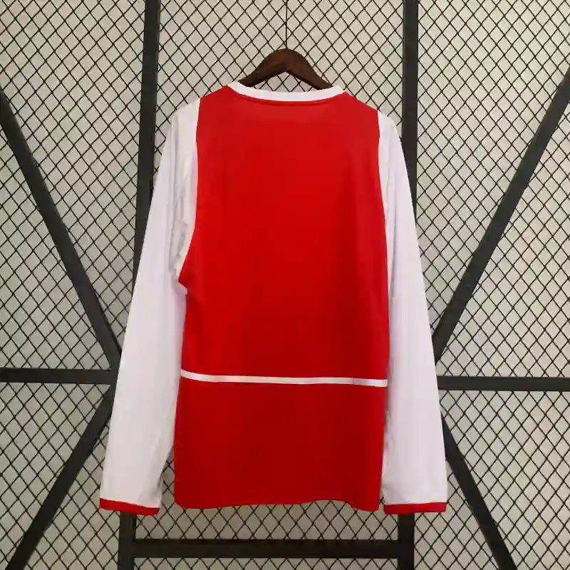 Camiseta Arsenal FC Manga Larga 2002-04 Retro