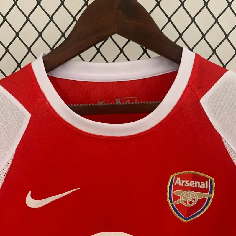 Camiseta Arsenal FC Manga Larga 2002-04 Retro