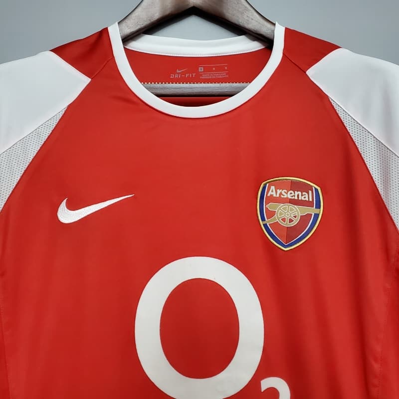 Camiseta Arsenal FC 2002-04 Retro
