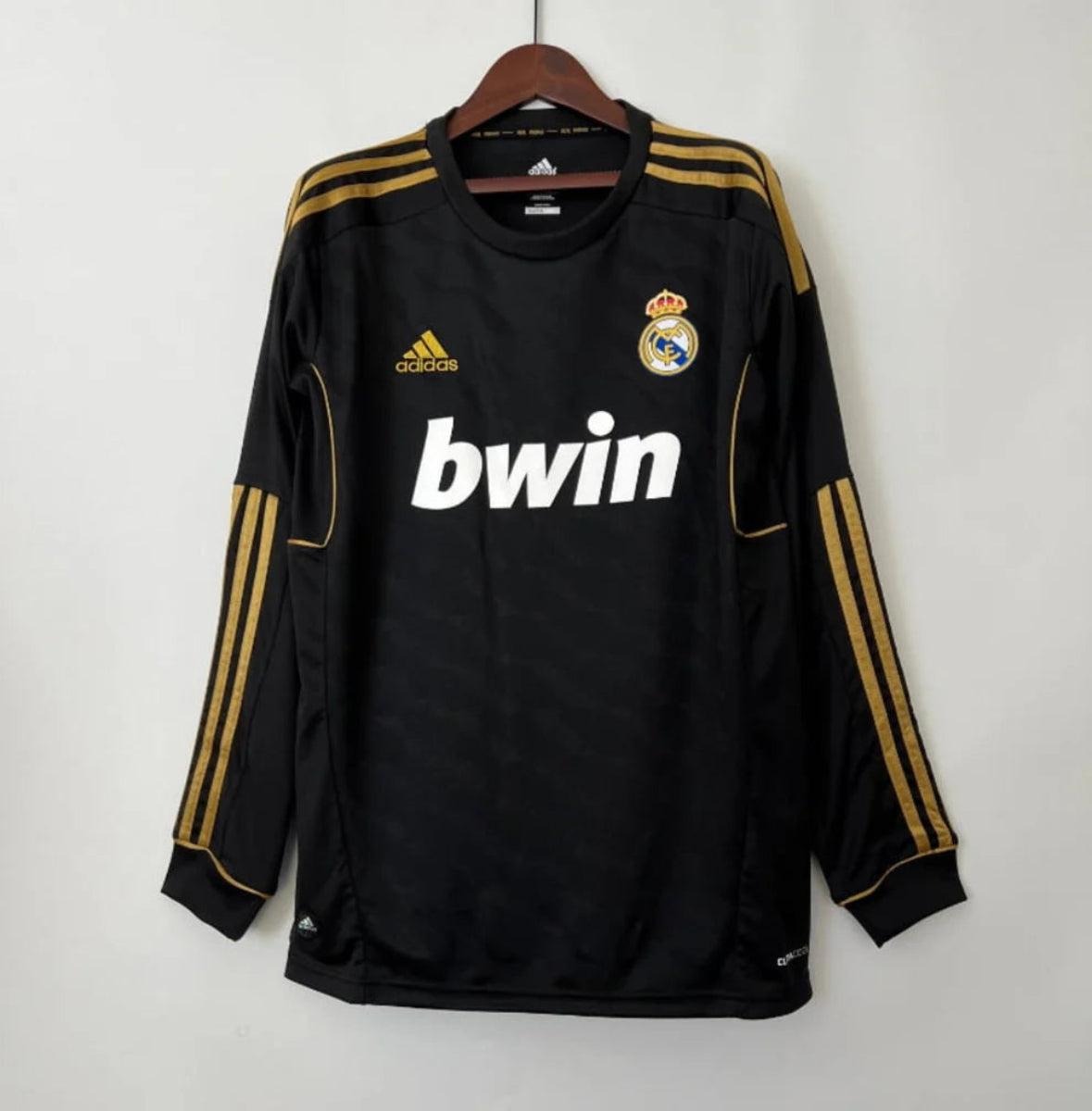 Camiseta Clásica Real Madrid Visitante Manga Larga 2011-12