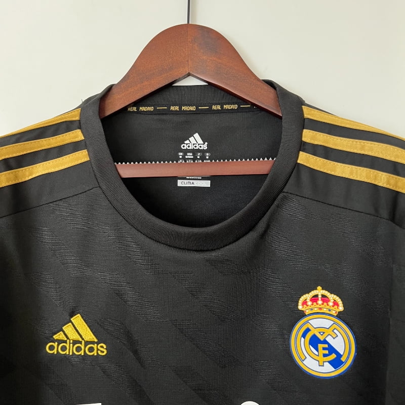 Camiseta Clásica Real Madrid Visitante Manga Larga 2011-12