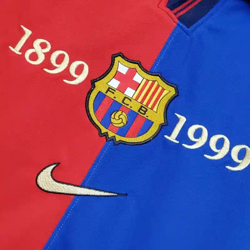 Camiseta Retro FC Barcelona 100 Aniversario 1999-00