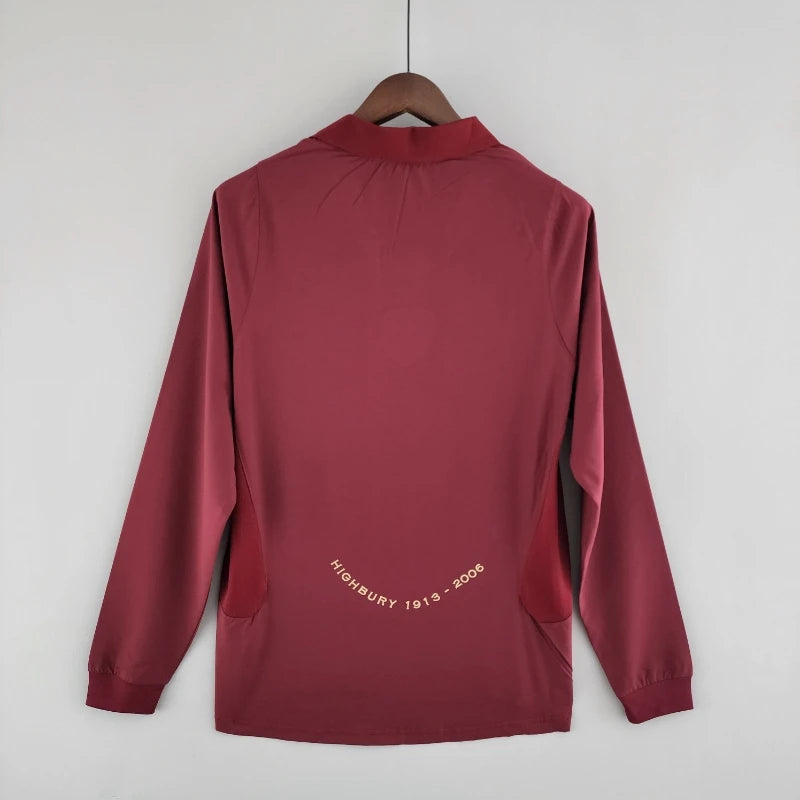 Camiseta Arsenal FC Visitante Manga Larga 2005-06 Retro