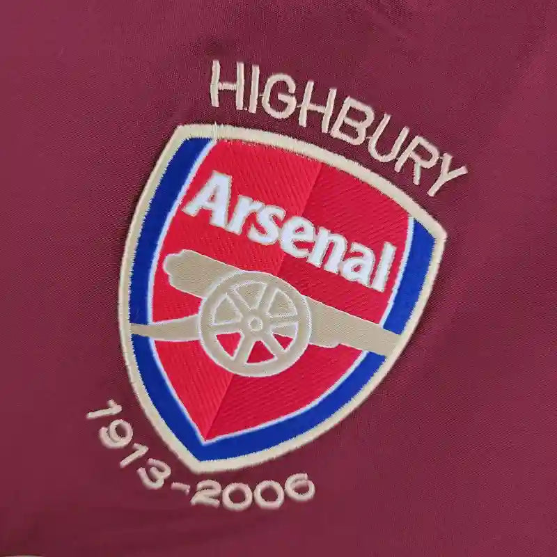 Camiseta Arsenal FC Visitante Manga Larga 2005-06 Retro