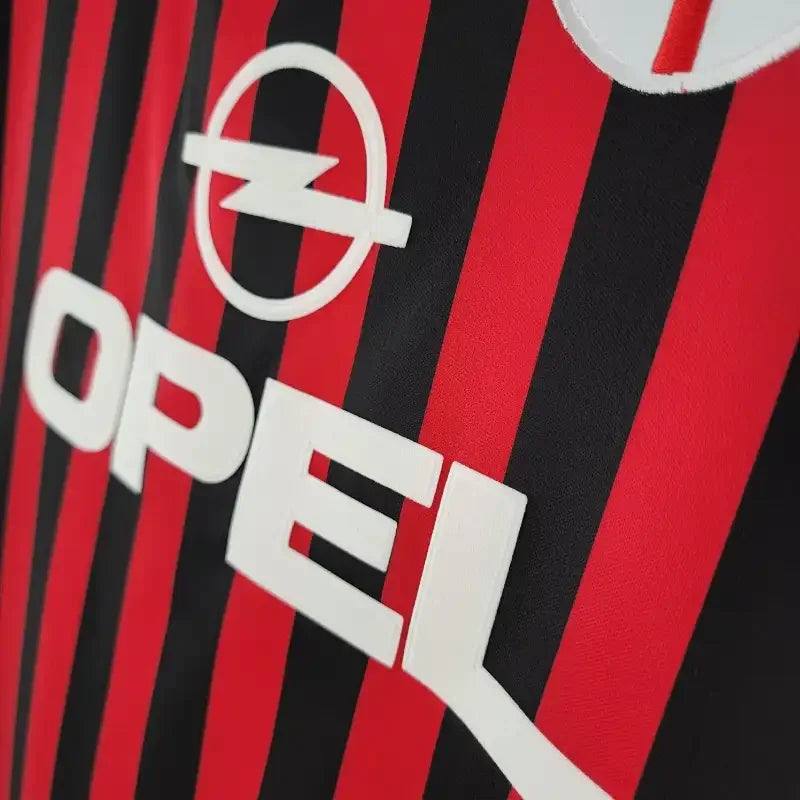 Camiseta Retro AC Milán Manga Larga 1999-00 - Fútbol Club Vintage