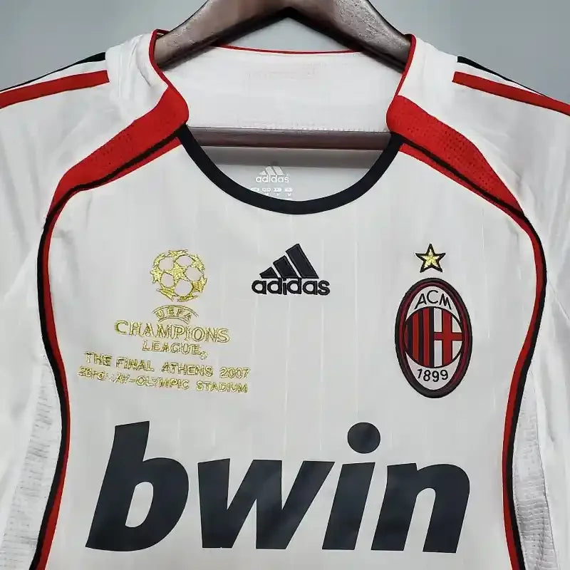 Camiseta Retro AC Milán Visitante Manga Larga 2006-07 - Fútbol Club Vintage