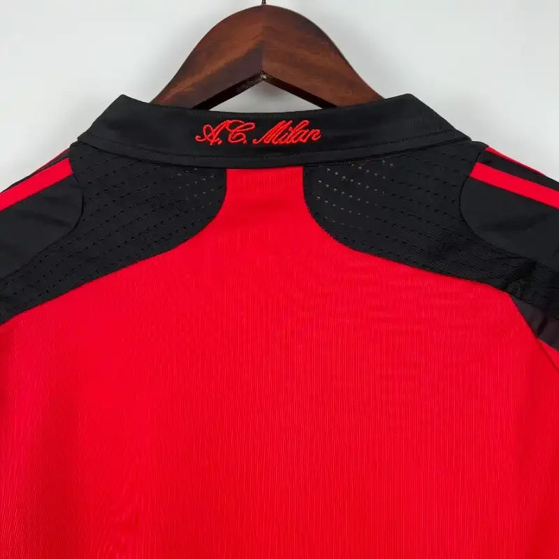 Camiseta Retro AC Milán Manga Larga 2007-08 - Fútbol Club Vintage
