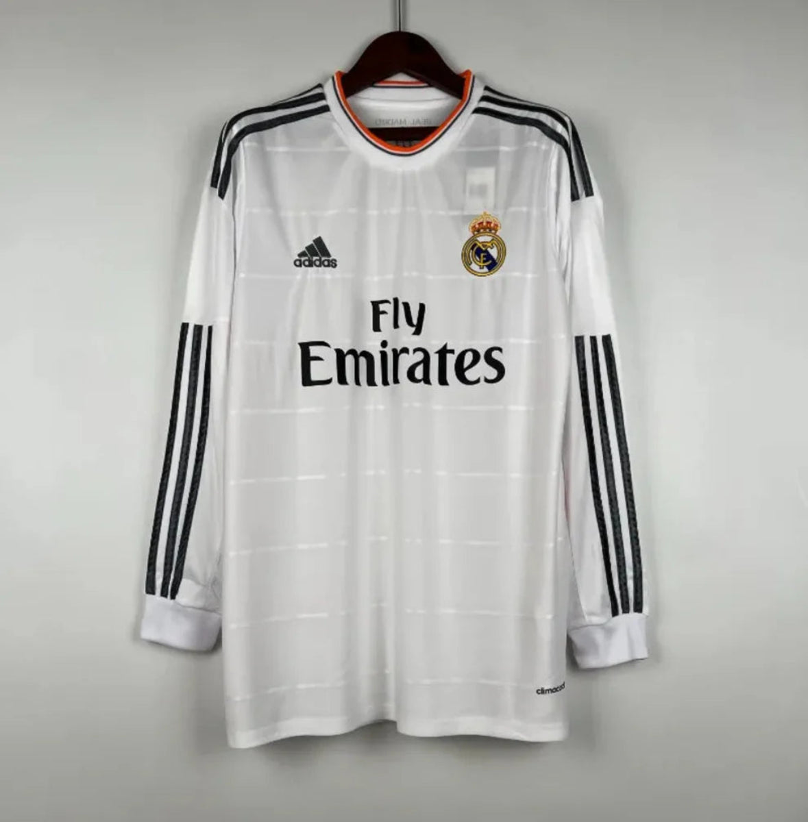 Camiseta Retro Real Madrid Manga Larga 2013-14