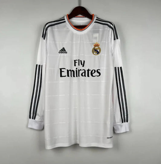 Camiseta Retro Real Madrid Manga Larga 2013-14