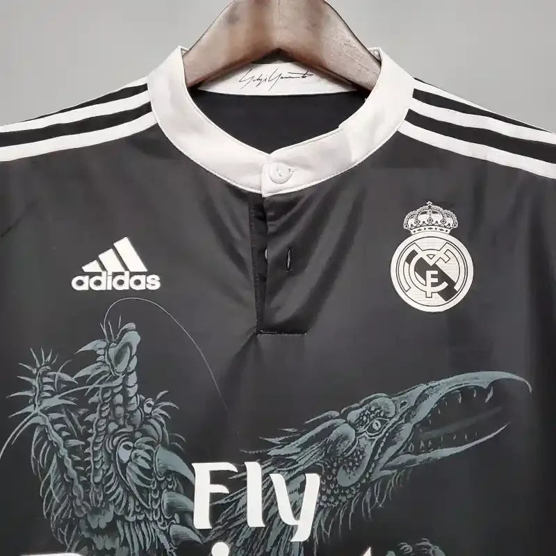Camiseta Clásica Real Madrid Visitante (3ª) Manga Larga 2014-15 - Fútbol Club Vintage