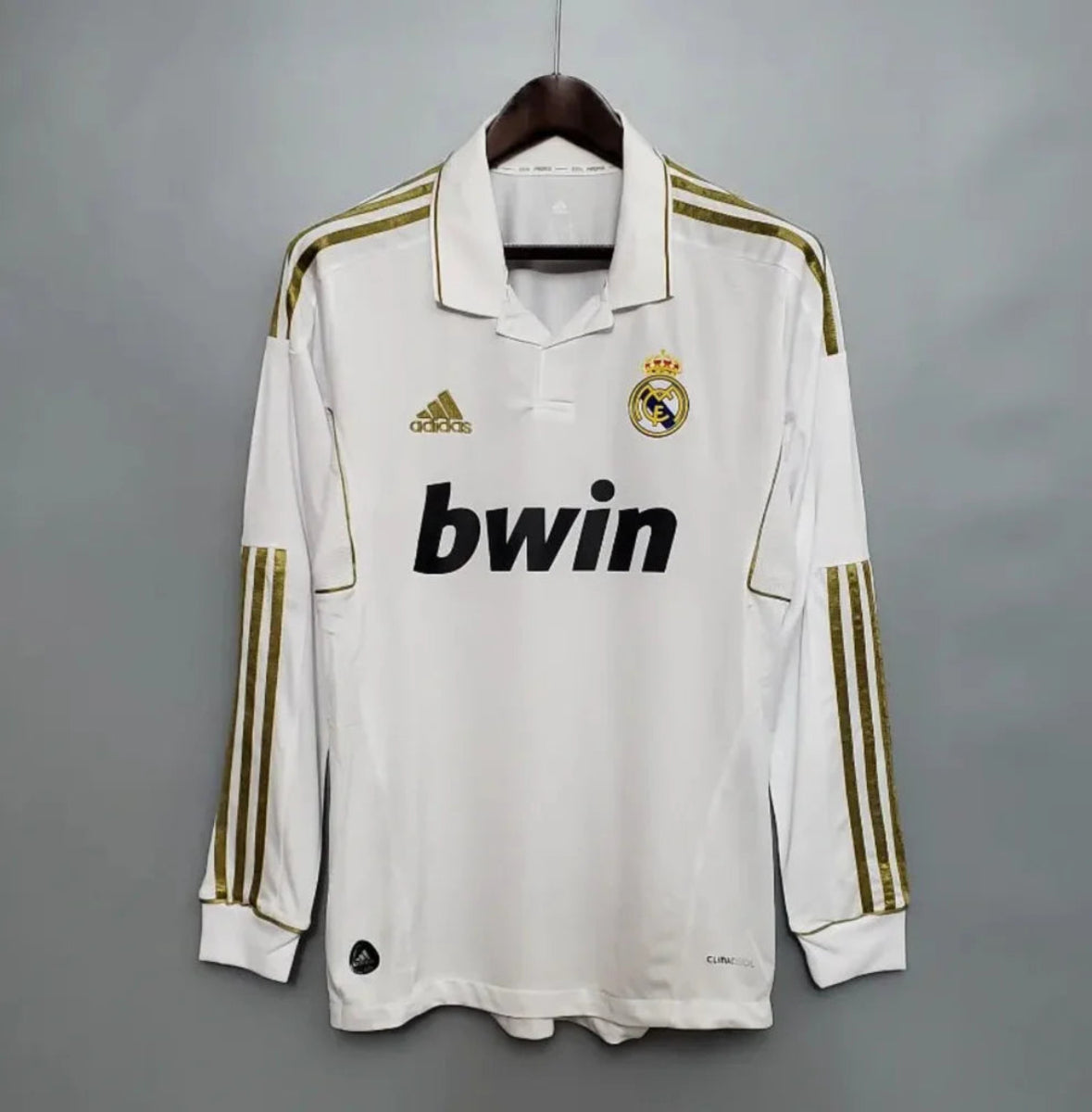Camiseta Retro Real Madrid Manga Larga 2011-12