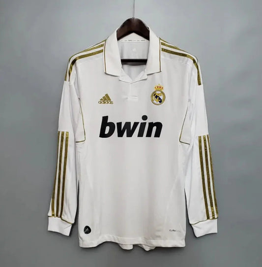 Camiseta Retro Real Madrid Manga Larga 2011-12