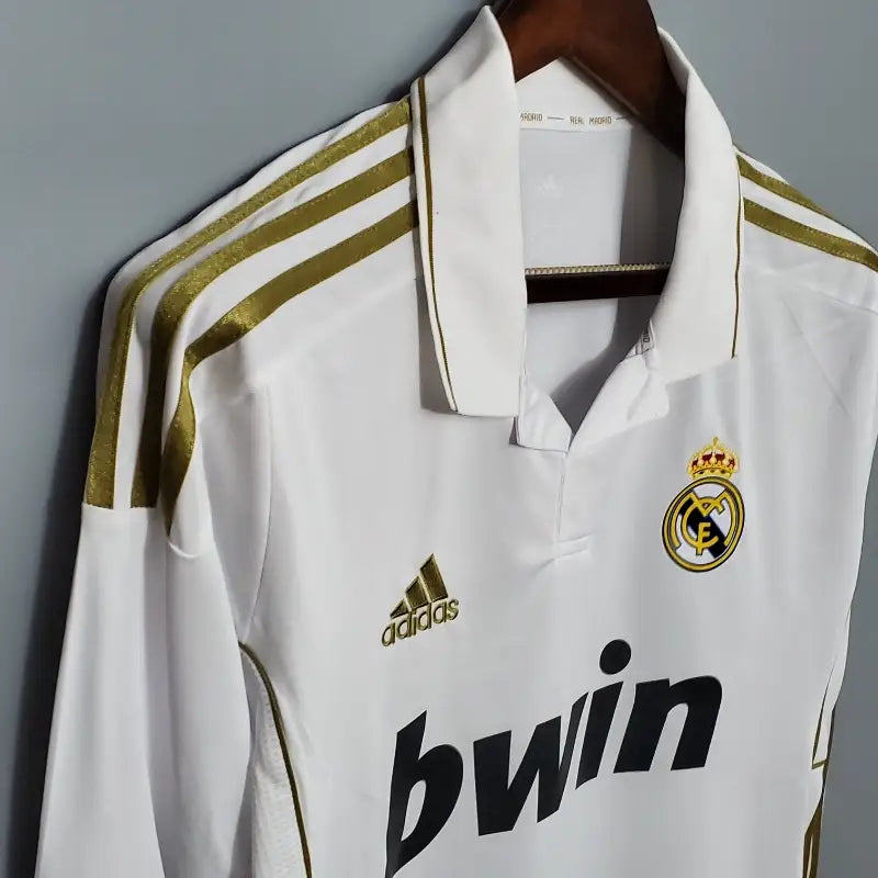 Camiseta Retro Real Madrid Manga Larga 2011-12