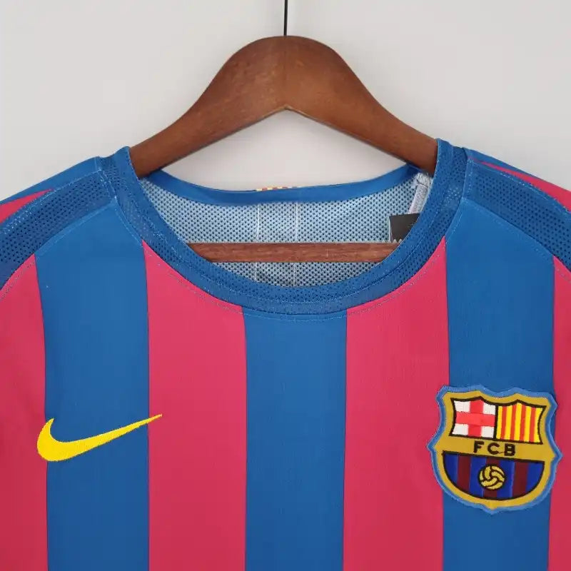 Camiseta Retro FC Barcelona Manga Larga 2005-06