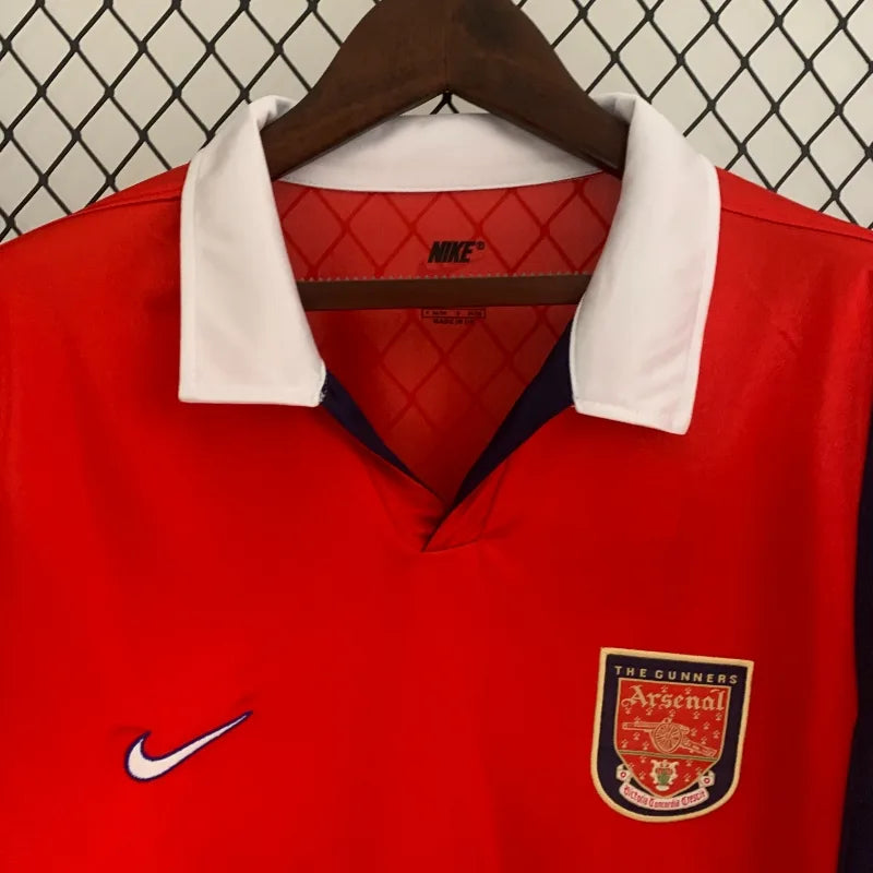 Camiseta Arsenal FC Manga Larga 1998-99 Retro