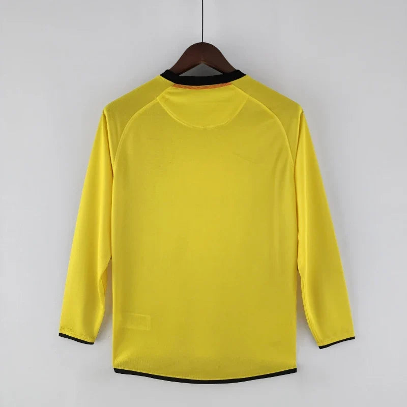 Camiseta Retro FC Barcelona Visitante Manga Larga 2008-09