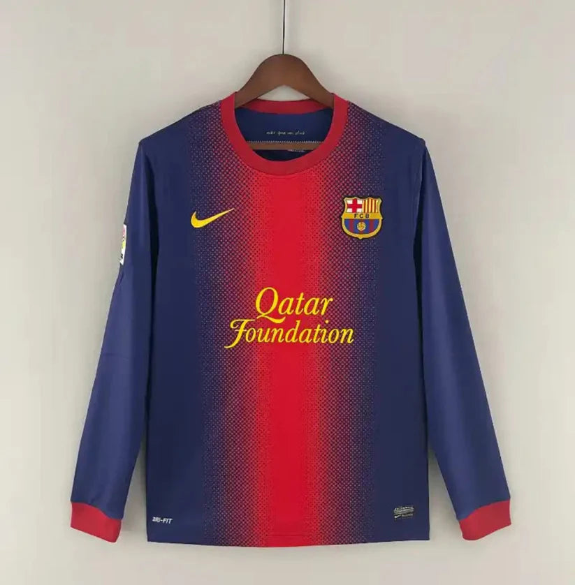 Camiseta Retro FC Barcelona Manga Larga 2012-13