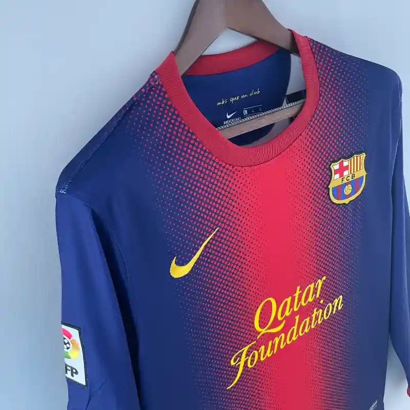 Camiseta Retro FC Barcelona Manga Larga 2012-13