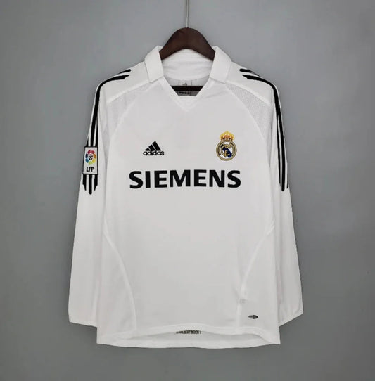 Camiseta Clásica Real Madrid Manga Larga 2005-06