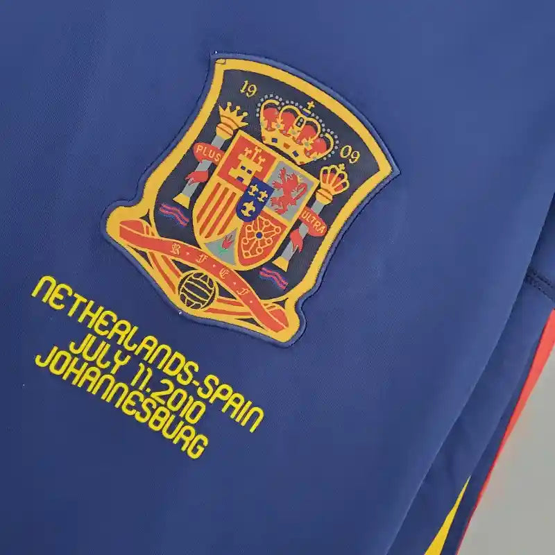 Maillot rétro Espagne extérieur manches longues 2010