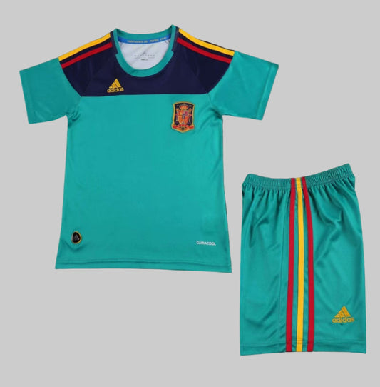 Retro Niños Equipación España Portero Casillas 2010