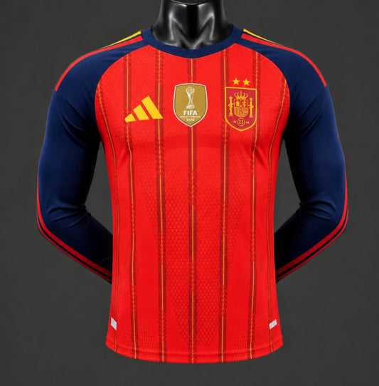 Camiseta España Manga Larga 2027 Campeones