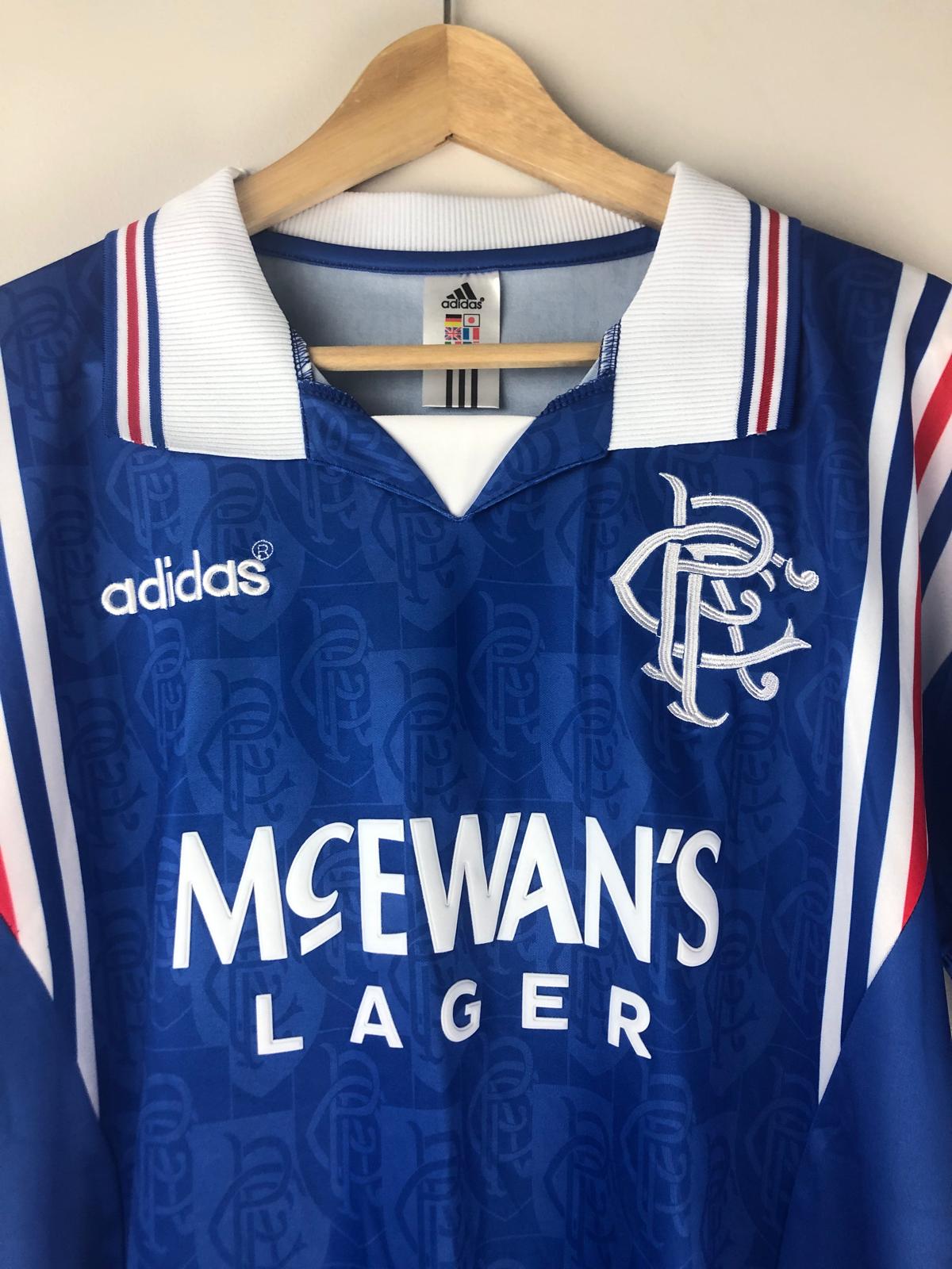 Camiseta Retro Gascoigne Rangers FC 1996-97