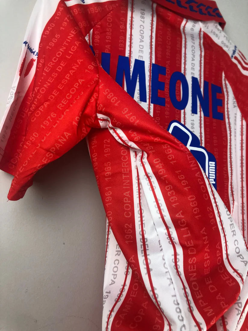 Camiseta Retro Club Cholo Simeone Atlético de Madrid 1995