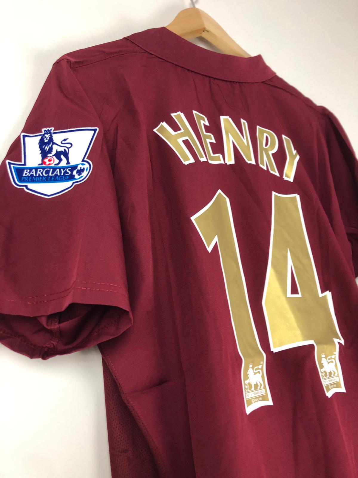 Camiseta Henry Arsenal FC Visitante 2005-06 Retro