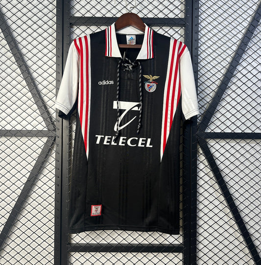 Camiseta Retro SL Benfica Visitante Negra 1997-98