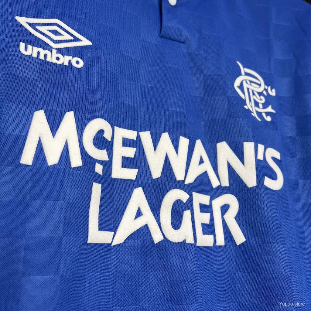 Retro Rangers FC Shirt 1987-90