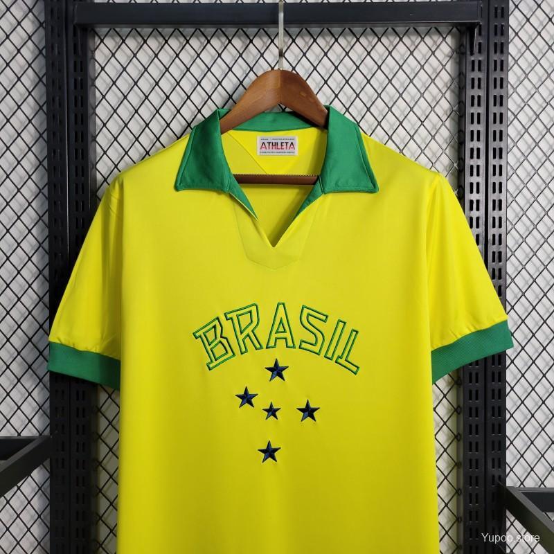 Retro Brazil 1958 Shirt | Classic Edition + Free Shipping – Fútbol