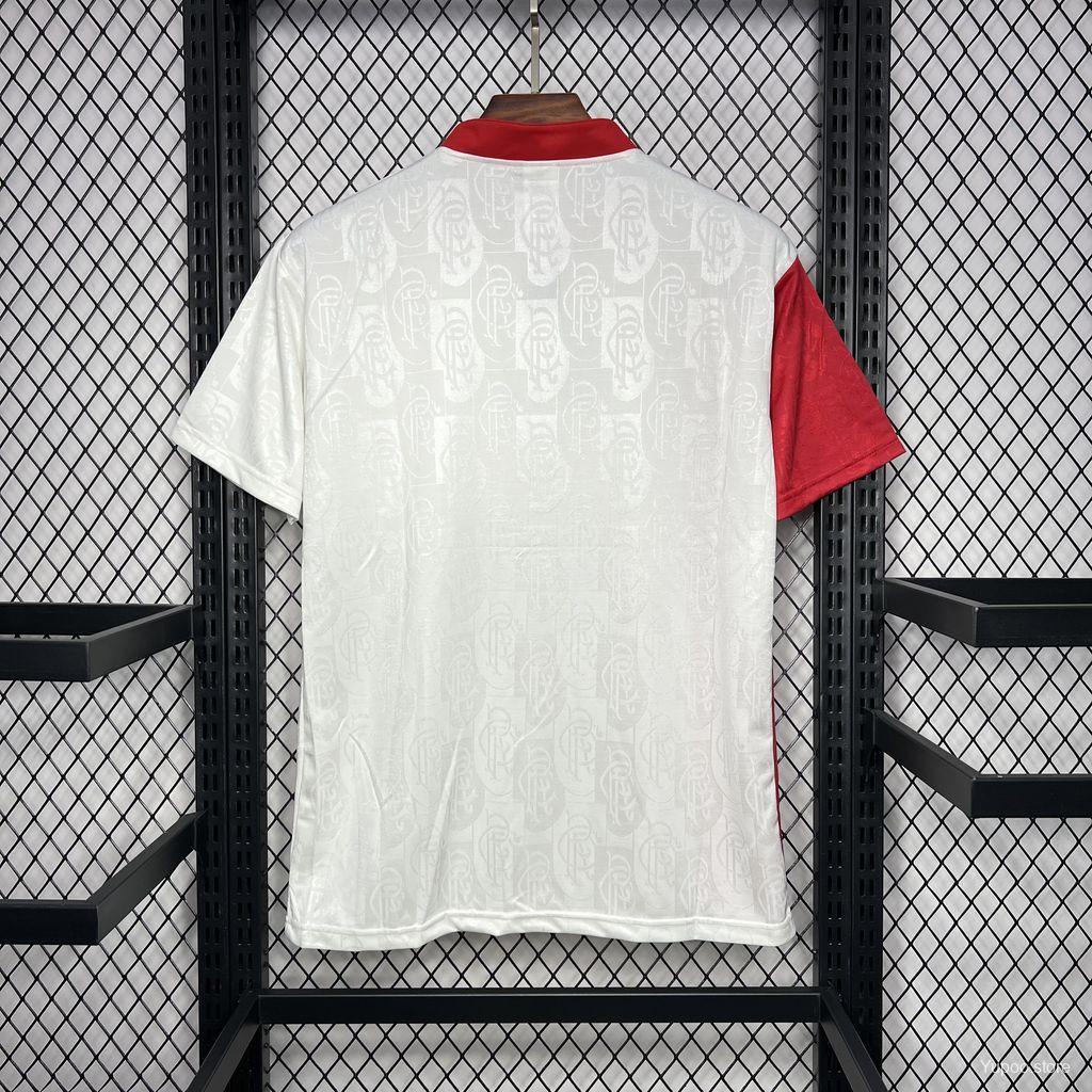 Retro Rangers FC Away Jersey 1996-97 | White and Red Design