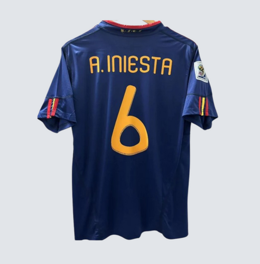 Camiseta Retro España 2010-11 Iniesta