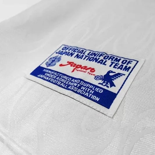 Japan 1998 Retro Away Shirt – Samurai Spirit in White and Blue
