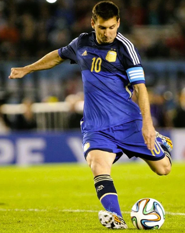 Messi Argentina Visitante 2014