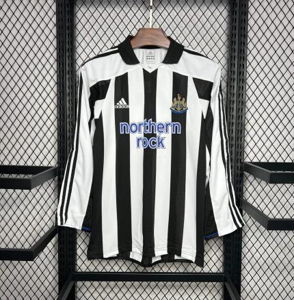 Camiseta Retro Newcastle United Manga Larga 2003-05 - Fútbol Club Vintage