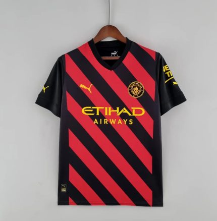 Camiseta Retro Manchester City FC Visitante 2022-23 - Fútbol Club Vintage